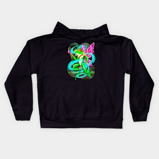 Fairy Frog Fantasy Art Frogs Kids Hoodie